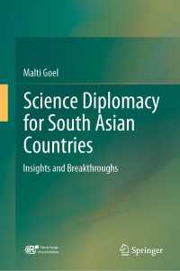 Science Diplomacy for South Asian Countries : Insights and Breakthroughs