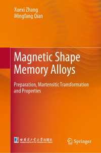 Magnetic Shape Memory Alloys : Preparation, Martensitic Transformation and Properties