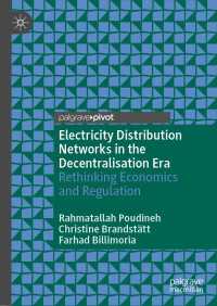 Electricity Distribution Networks in the Decentralisation Era〈1st ed. 2022〉 : Rethinking Economics and Regulation