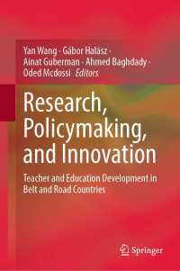 Research, Policymaking, and Innovation : Teacher and Education Development in Belt and Road Countries