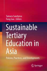 Sustainable Tertiary Education in Asia : Policies, Practices, and Developments