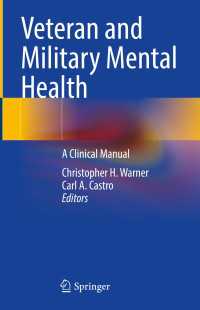Veteran and Military Mental Health : A Clinical Manual