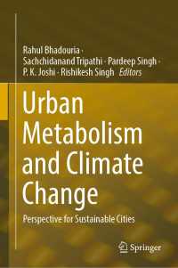 Urban Metabolism and Climate Change : Perspective for Sustainable Cities