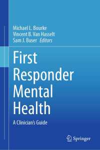 First Responder Mental Health : A Clinician's Guide