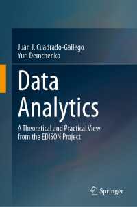 Data Analytics : A Theoretical and Practical View from the EDISON Project