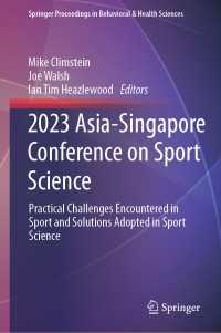 2023 Asia-Singapore Conference on Sport Science : Practical Challenges Encountered in Sport and Solutions Adopted in Sport Science