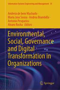 Environmental, Social, Governance and Digital Transformation in Organizations