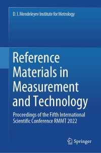 Reference Materials in Measurement and Technology : Proceedings of the Fifth International Scientific Conference RMMT 2022