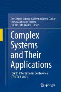 Complex Systems and Their Applications : Fourth International Conference (EDIESCA 2023)