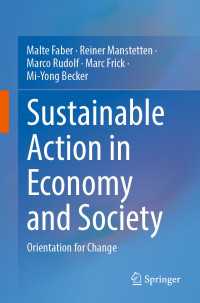 Sustainable Action in Economy and Society : Orientation for Change
