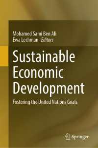 Sustainable Economic Development : Fostering the United Nations Goals
