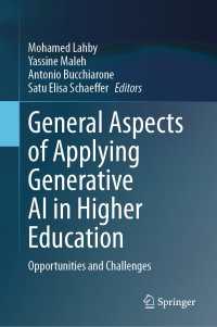 General Aspects of Applying Generative AI in Higher Education : Opportunities and Challenges