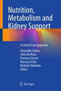 Nutrition, Metabolism and Kidney Support : A Critical Care Approach