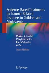 Evidence-Based Treatments for Trauma-Related Disorders in Children and Adolescents〈Second Edition 2024〉（2）