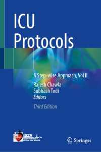 ICU Protocols〈Third Edition 2025〉 : A Step-wise Approach, Vol II（3）