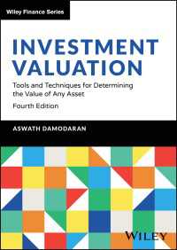 投資評価（第４版）<br>Investment Valuation : Tools and Techniques for Determining the Value of Any Asset（4）
