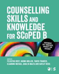 Counselling Skills and Knowledge for SCoPEd B : Diversity, Self-awareness, Assessment and Research