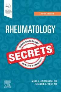 リウマチ学シークレット（第５版）<br>Rheumatology Secrets - E-BOOK : Rheumatology Secrets - E-BOOK（5）