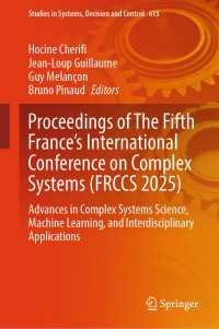 Proceedings of The Fifth France's International Conference on Complex Systems (FRCCS 2025) : Advances in Complex Systems Science, Machine Learning, and Interdisciplinary Applications