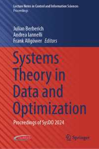 Systems Theory in Data and Optimization : Proceedings of SysDO 2024