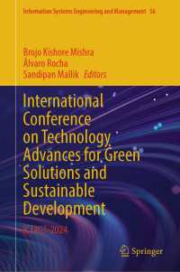 International Conference on Technology Advances for Green Solutions and Sustainable Development : ICT4GS-2024