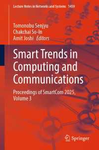 Smart Trends in Computing and Communications : Proceedings of SmartCom 2025, Volume 3