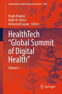 HealthTech “Global Summit of Digital Health” : Volume 1