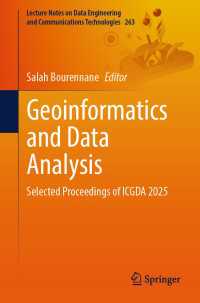 Geoinformatics and Data Analysis : Selected Proceedings of ICGDA 2025