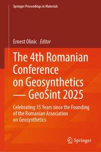 The 4th Romanian Conference on Geosynthetics — GeoSint 2025 : Celebrating 35 Years since the Founding of the Romanian Association on Geosynthetics