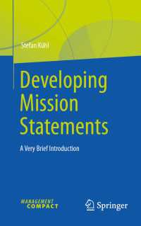 Developing Mission Statements : A Very Brief Introduction