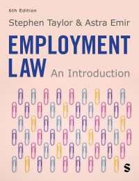 英国労働法入門（第６版）<br>Employment Law : An Introduction（Sixth Edition）