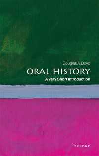 VSIオーラルヒストリー<br>Oral History : A Very Short Introduction