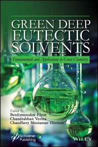 Green Deep Eutectic Solvents : Fundamentals and Applications in Green Chemistry