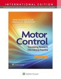 運動制御：基礎科学と臨床（第６版）※eBook付属リプリント版<br>Motor Control : Translating Research into Clinical Practice（6）