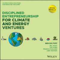 Disciplined Entrepreneurship for Climate and Energy Ventures : 24 Steps to Build Solutions for People and the Planet