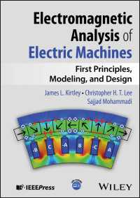電気機械の電磁気解析（テキスト）<br>Electromagnetic Analysis of Electric Machines : First Principles, Modeling, and Design