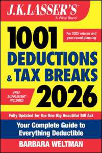 J.K. Lasser's 1001 Deductions and Tax Breaks 2026 : Your Complete Guide to Everything Deductible