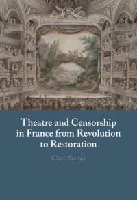 Theatre and Censorship in France from Revolution to Restoration