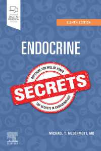 内分泌学シークレット（第８版）<br>Endocrine Secrets - E-BOOK（8）