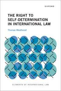 The Right to Self-Determination in International Law