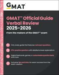 GMAT Official Guide Verbal Review 2025-2026 : Book + Online Question Bank