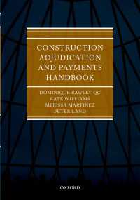 Construction Adjudication and Payments Handbook
