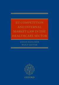 EU Competition and Internal Market Law in the Healthcare Sector