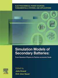 Electrochemical Power Sources: Fundamentals, Systems, and Applications : Simulation Models of Secondary Batteries: From Quantum Physics to Techno-economic Scale