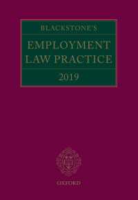 Blackstone's Employment Law Practice 2019 (book and digital pack)