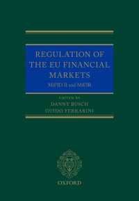 Regulation of the EU Financial Markets : MiFID II and MiFIR