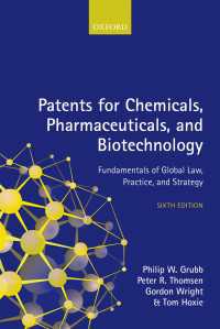 Patents for Chemicals, Pharmaceuticals, and Biotechnology（6）