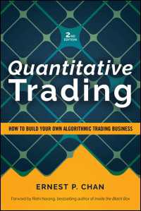 クオンツ取引術（第２版）<br>Quantitative Trading : How to Build Your Own Algorithmic Trading Business, Revised Edition（2）
