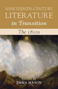Nineteenth-Century Literature in Transition: The 1810s