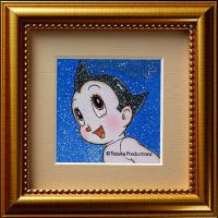 ジュエリー絵画(R)　手塚治虫　鉄腕アトム4　AB4（SSサイズ）